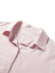 Women's Cupro-Cotton Slim Long-Sleeve Shirt