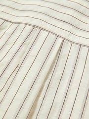 Women's Oversized Contrast-Stripe Shirt