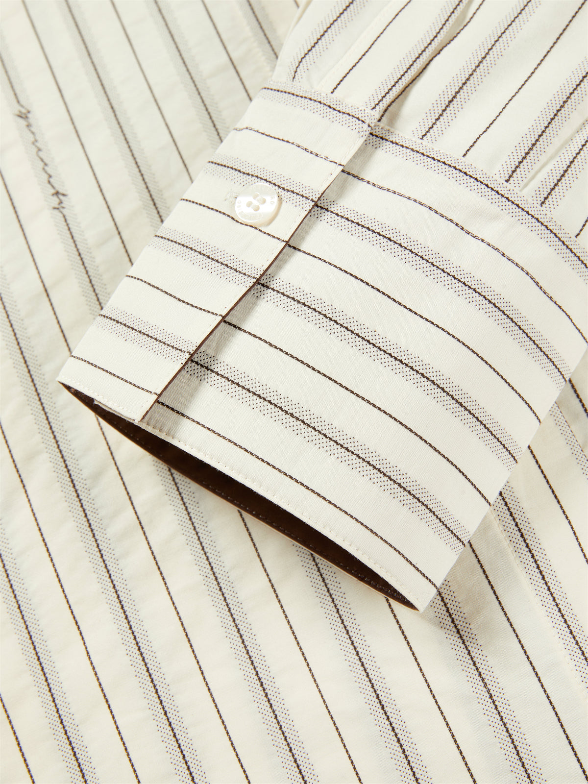 Women's Oversized Contrast-Stripe Shirt