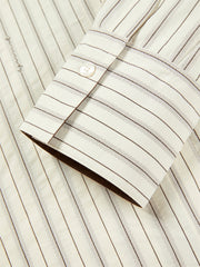 Women's Oversized Contrast-Stripe Shirt