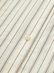 Women's Oversized Contrast-Stripe Shirt