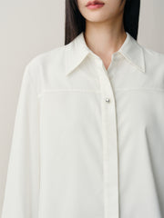 Women's Brushed Relaxed Long-Sleeve Shirt