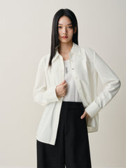 Women's Brushed Relaxed Long-Sleeve Shirt