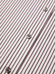 Women's Oversized Striped Long-Sleeve Shirt