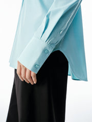 Women's Relaxed Shirt with Detachable Tie