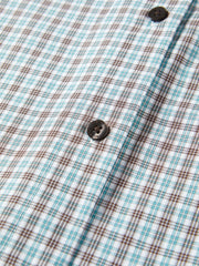 Women's Plaid Shirt with Detachable Cape