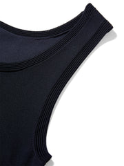 Women's Striped Long-Sleeve Shirt & Vest Two-Piece Set