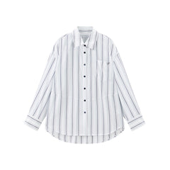 Women's Textured Vertical Striped Shirt