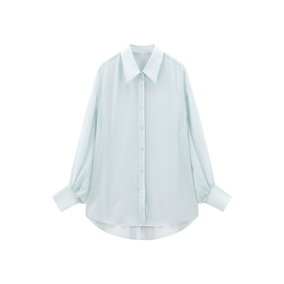 Women's Lyocell Blend Relaxed Lantern Sleeve Shirt