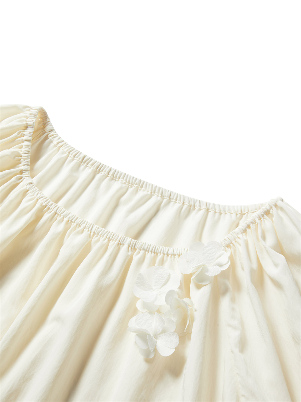 Women's Applique Lantern Sleeve Blouse