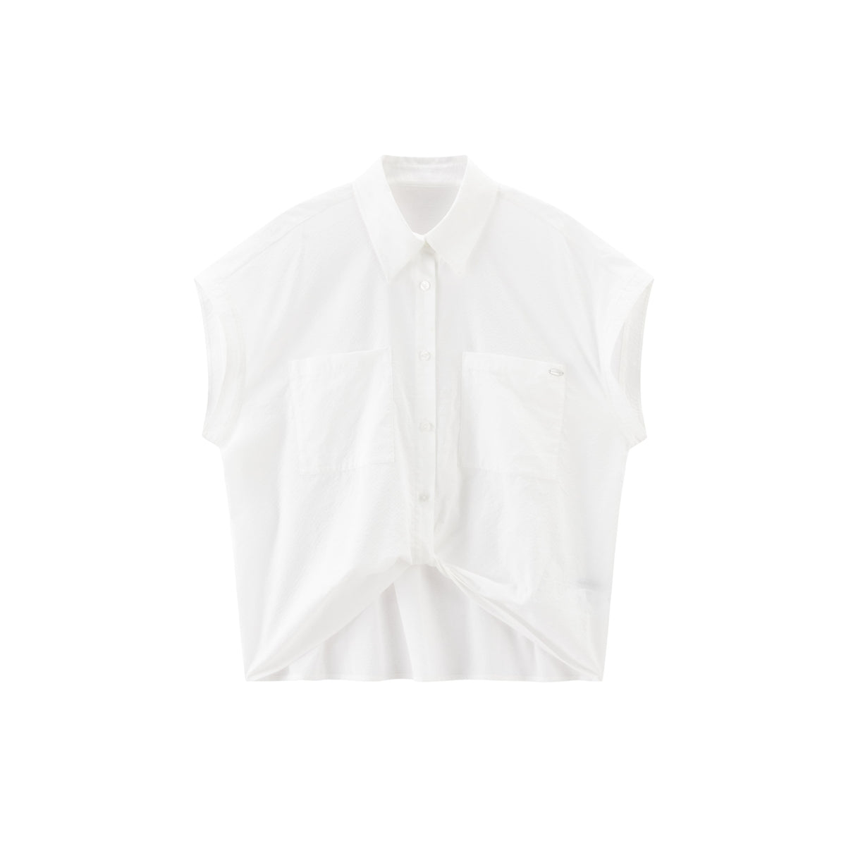 Women's Irregular Twist Batwing Sleeve Shirt