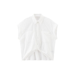 Women's Irregular Twist Batwing Sleeve Shirt