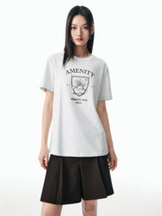 Women's Floral Cotton T-Shirt