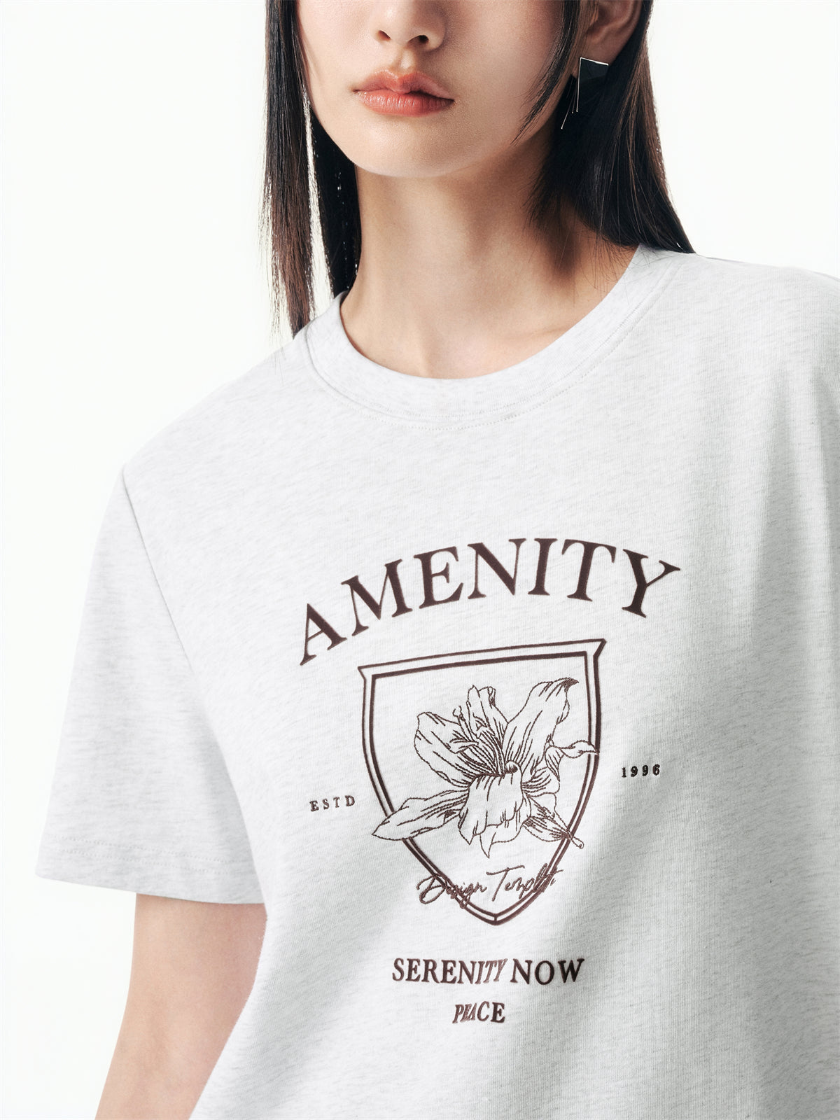 Women's Floral Cotton T-Shirt