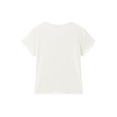 Women's Cropped Slim-Fit Basic T-Shirt  [Available only in China]