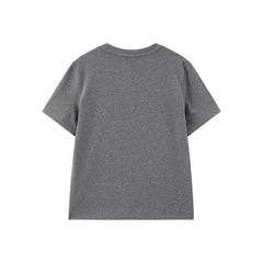 Women's Cotton T-Shirt with Letter Embroidery