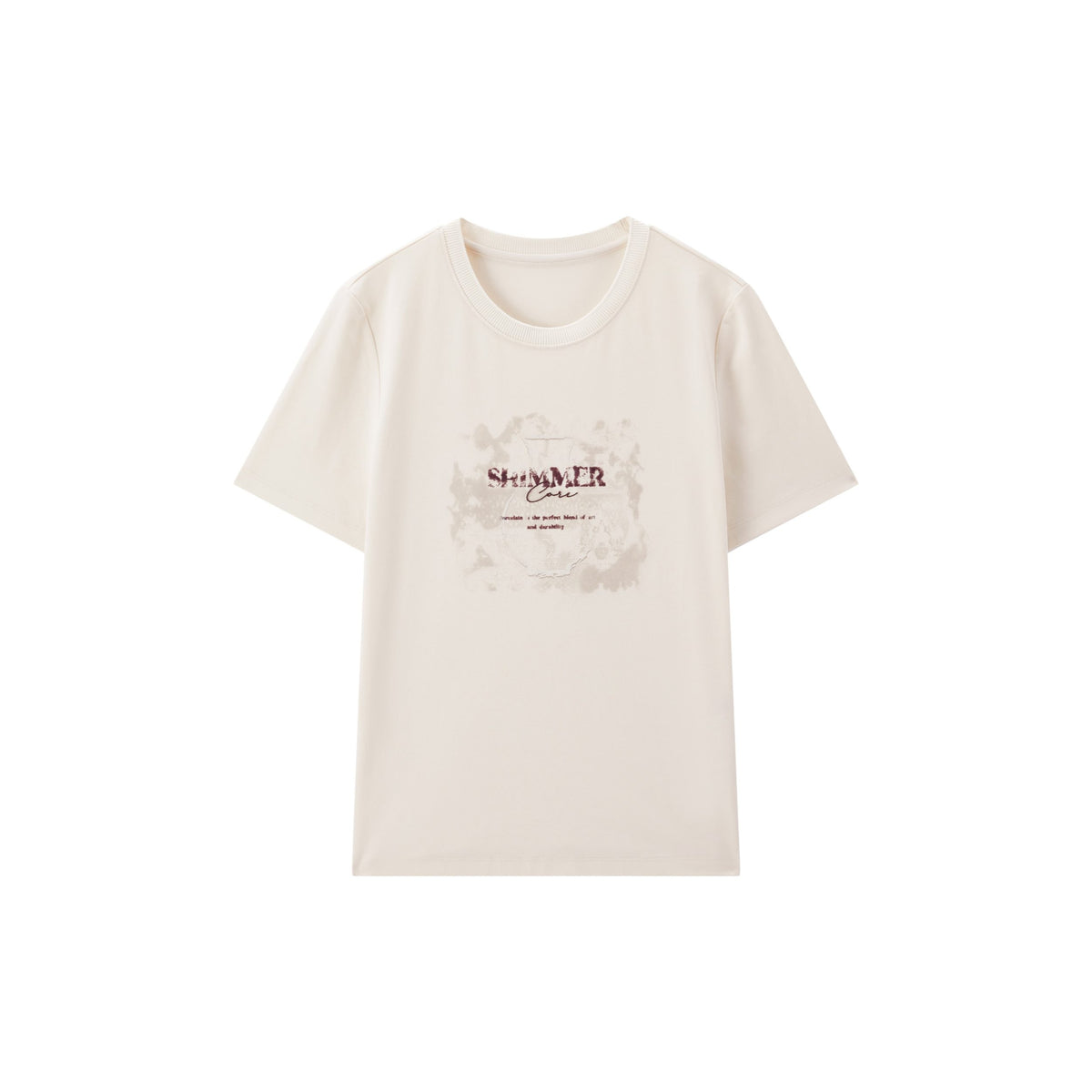 Women's Casual Fitted Print Short-Sleeve T-Shirt