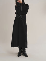 Women's High-Waist Relaxed Maxi Skirt