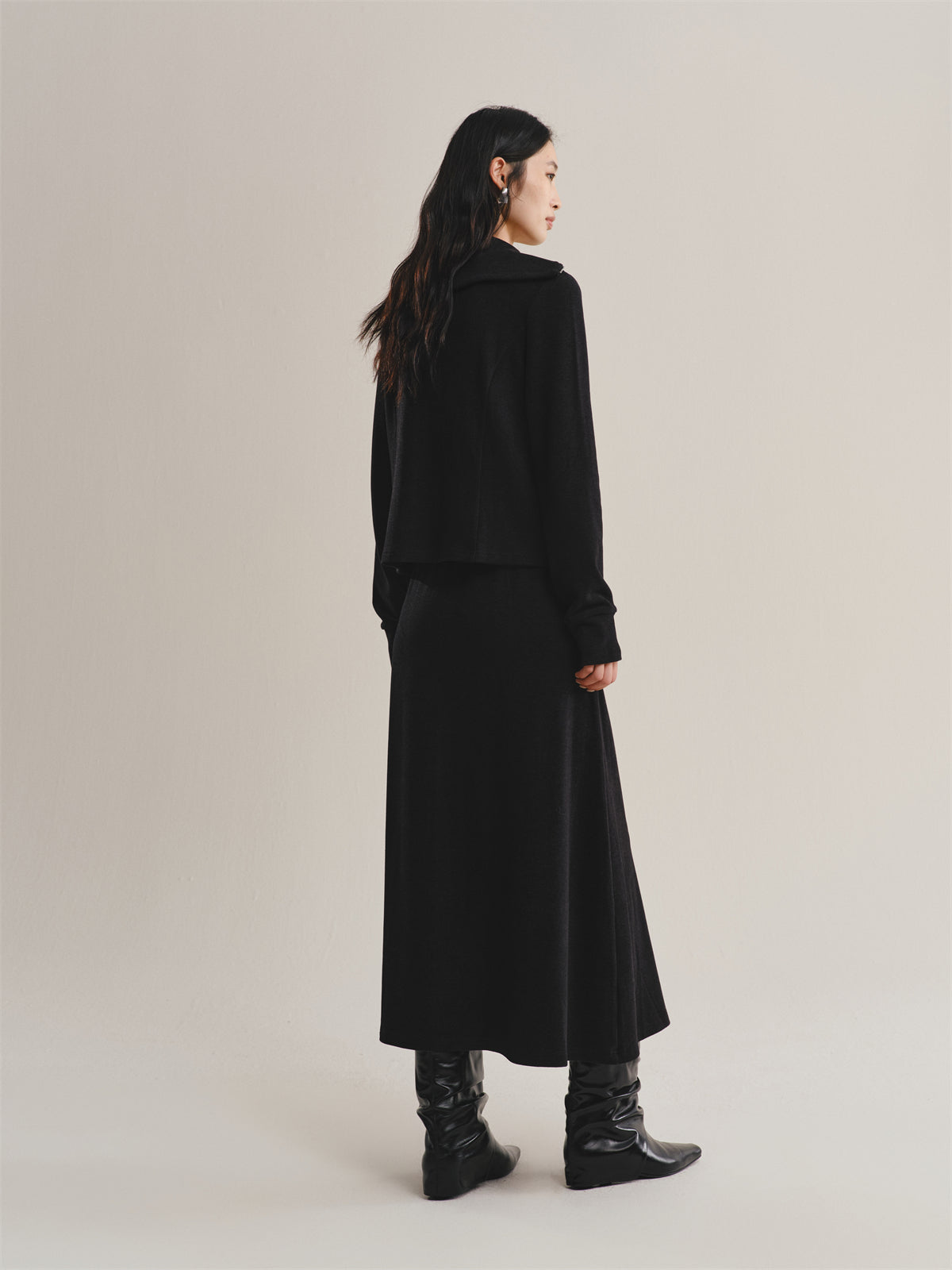 Women's High-Waist Relaxed Maxi Skirt