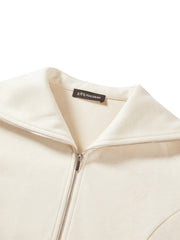Women's Wide-Lapel Long-Sleeve Knit Cardigan