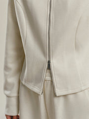 Women's Wide-Lapel Long-Sleeve Knit Cardigan