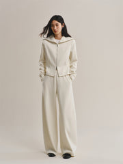 Women's Wide-Lapel Long-Sleeve Knit Cardigan
