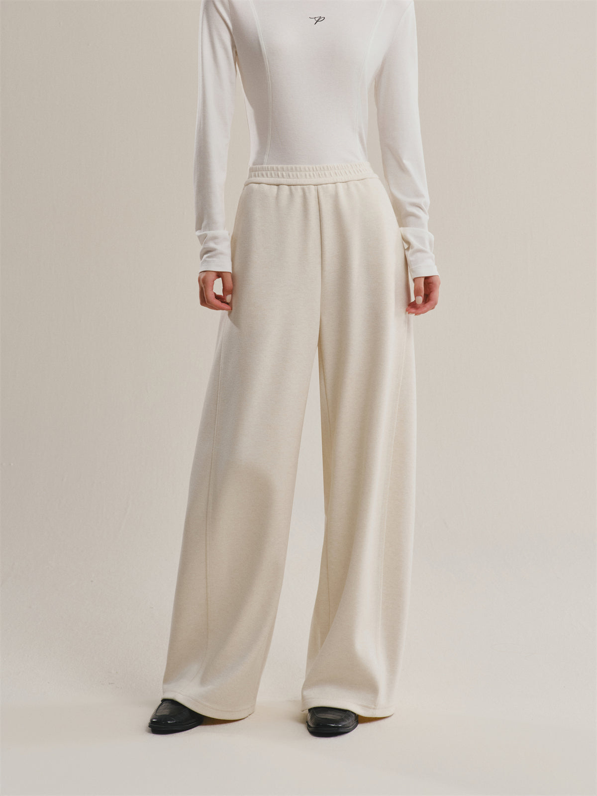 Women's High-Waist Wide-Leg Sweatpants