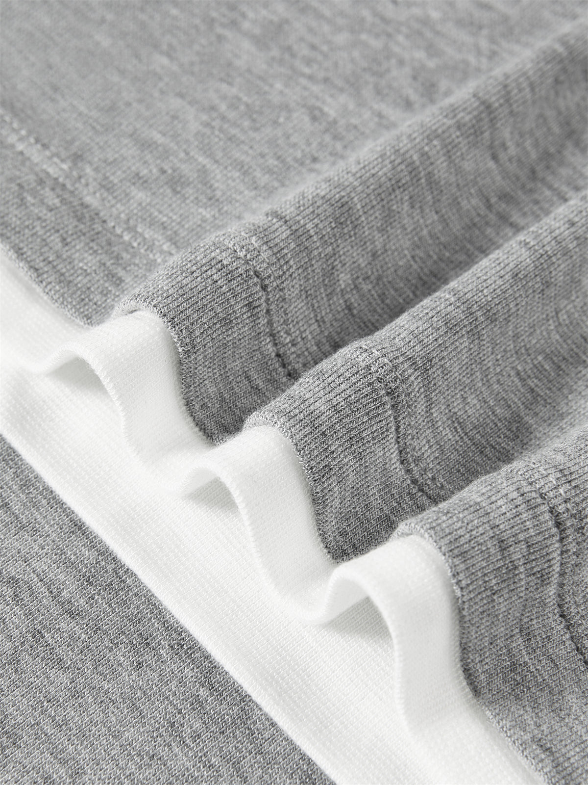 Men's Contrast Layered-Look Long-Sleeve T-Shirt