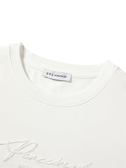 Women's Lyocell T-Shirt with Water-Soluble Embroidery