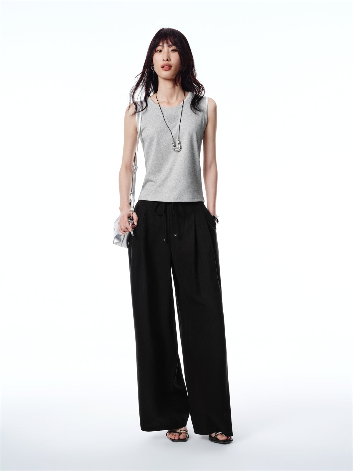 Women's Slim-Fit Layered-Look Tank Top