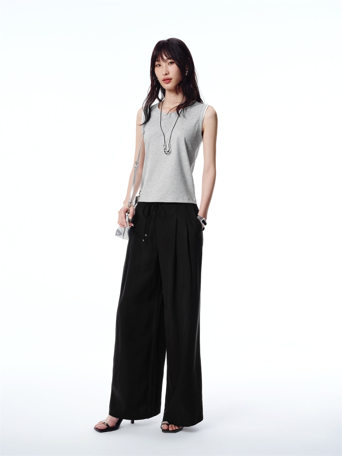 Women's Slim-Fit Layered-Look Tank Top