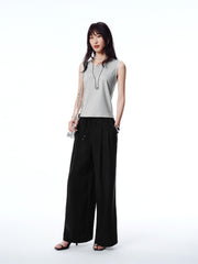 Women's Slim-Fit Layered-Look Tank Top