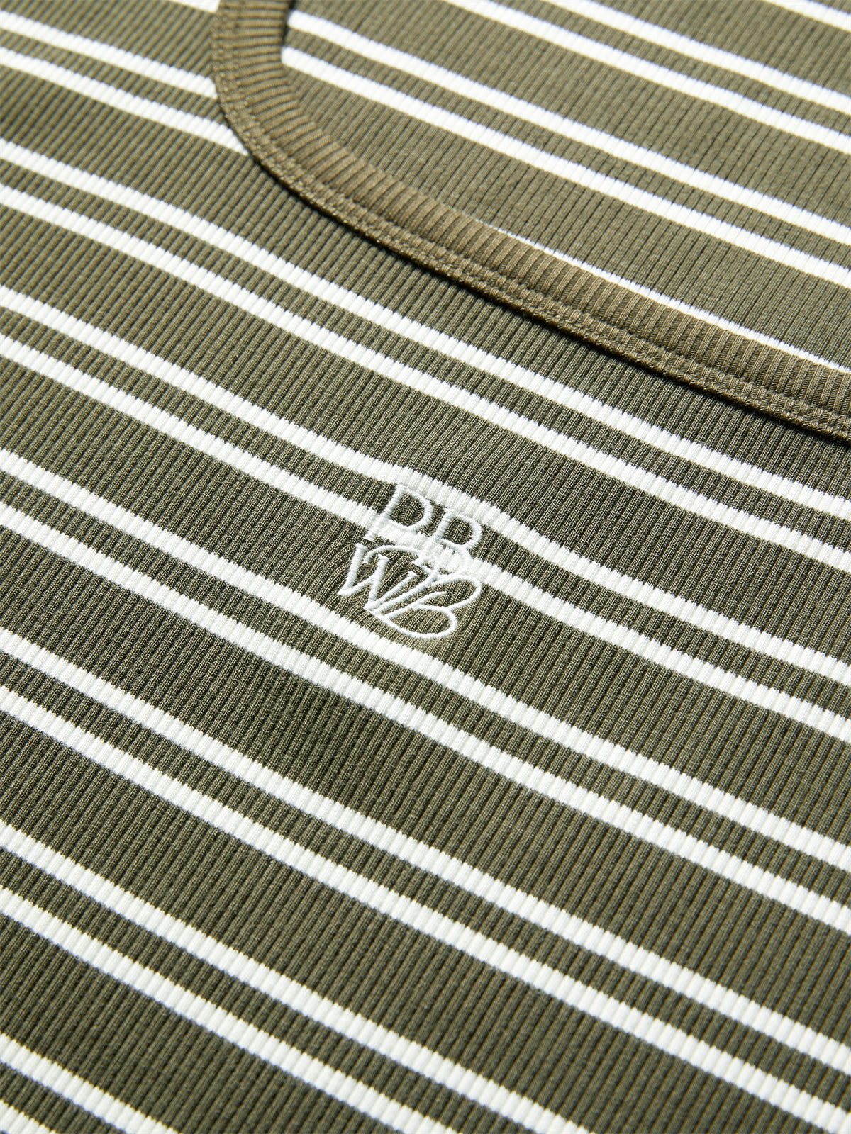 Women's Horseshoe Neck Striped Contrast Vest