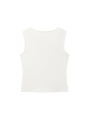 Women's Casual U-Neck Wide-Strap Racerback Tank Top