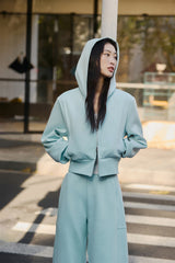Women's Mint Hoodie and Sweatpants Set