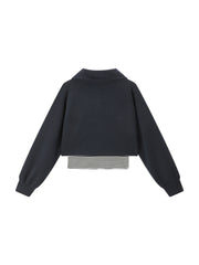 Women's Casual Sweatshirt & Tank Two-Piece Set