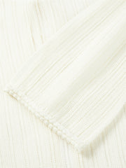 Women's Cropped Tie-Front Knit Cardigan