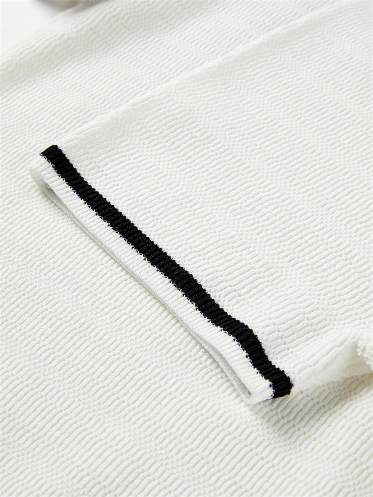Women's Striped Short-Sleeve Knit Cardigan