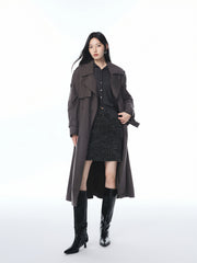 Women's Machine-Washable Wool Knit Cardigan