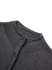 Women's Machine-Washable Wool Knit Cardigan