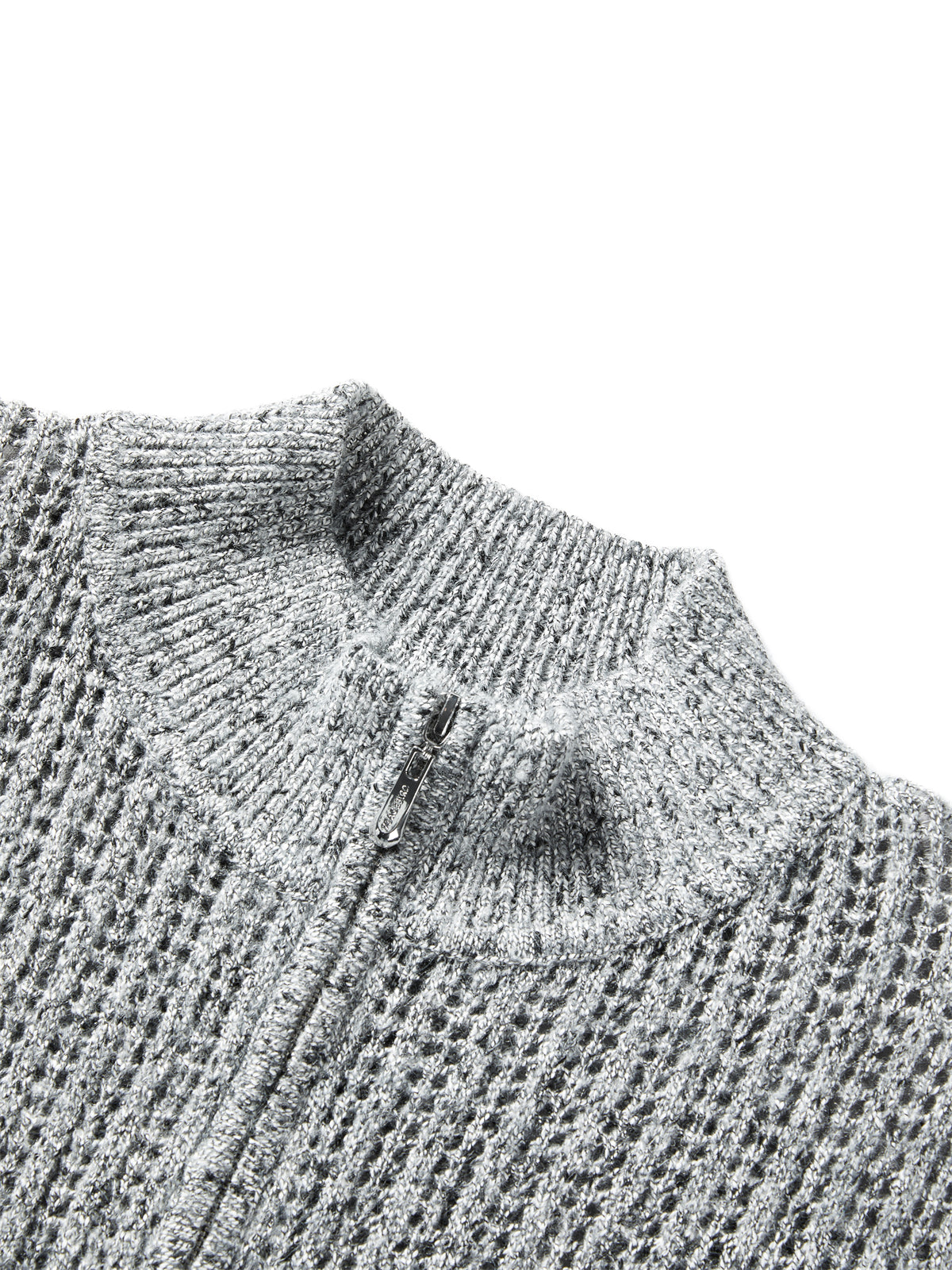 Women's Slim-Fit Openwork Knit Cardigan
