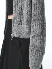 Women's Slim-Fit Openwork Knit Cardigan
