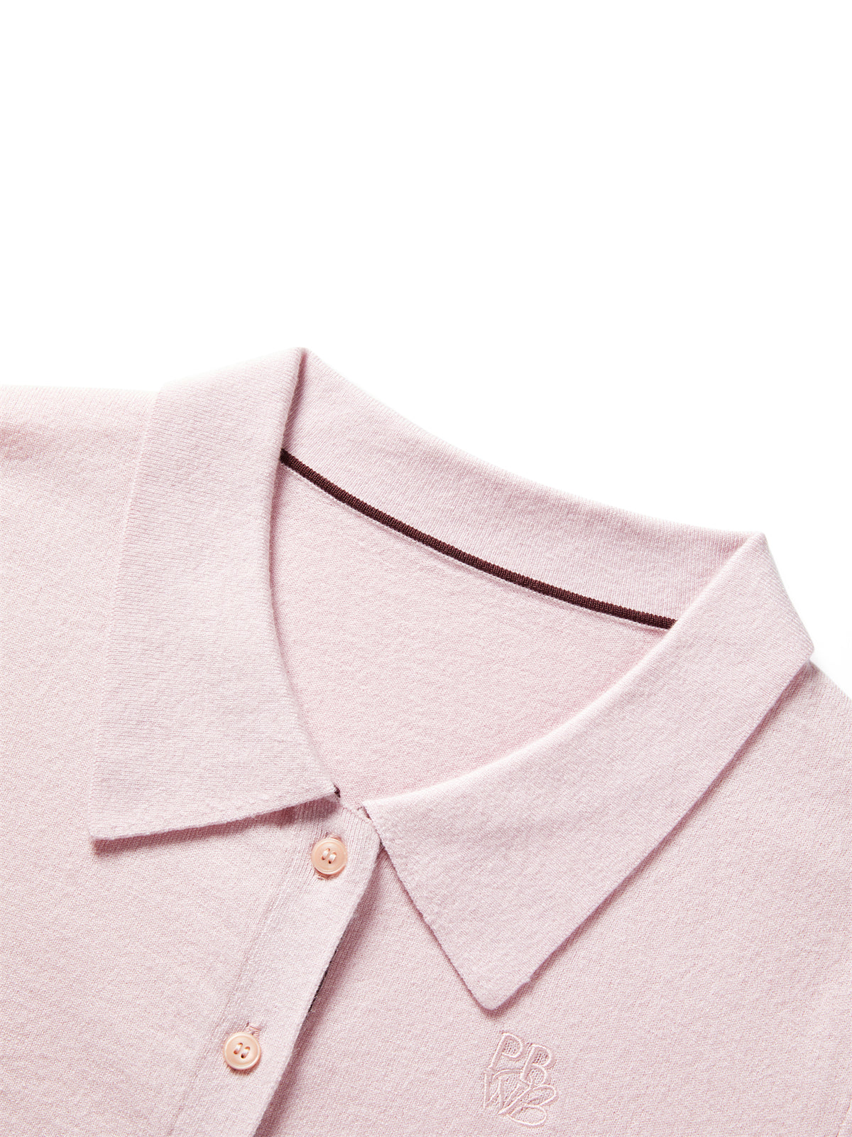 Women's Short Polo-Collar Cardigan