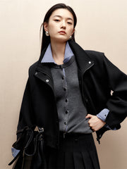 Women's Colorblock Layered-Look Knit Cardigan