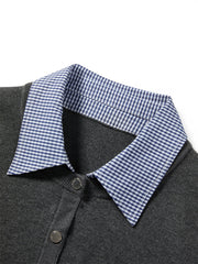 Women's Colorblock Layered-Look Knit Cardigan