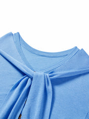 Women's Knit Cardigan with Detachable Cape
