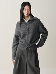 Women's Yak Wool Knit Cardigan