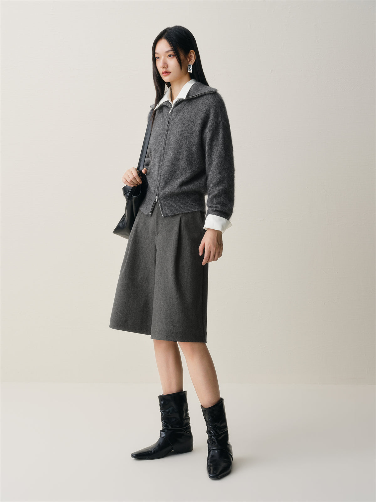 Women's Yak Wool Knit Cardigan