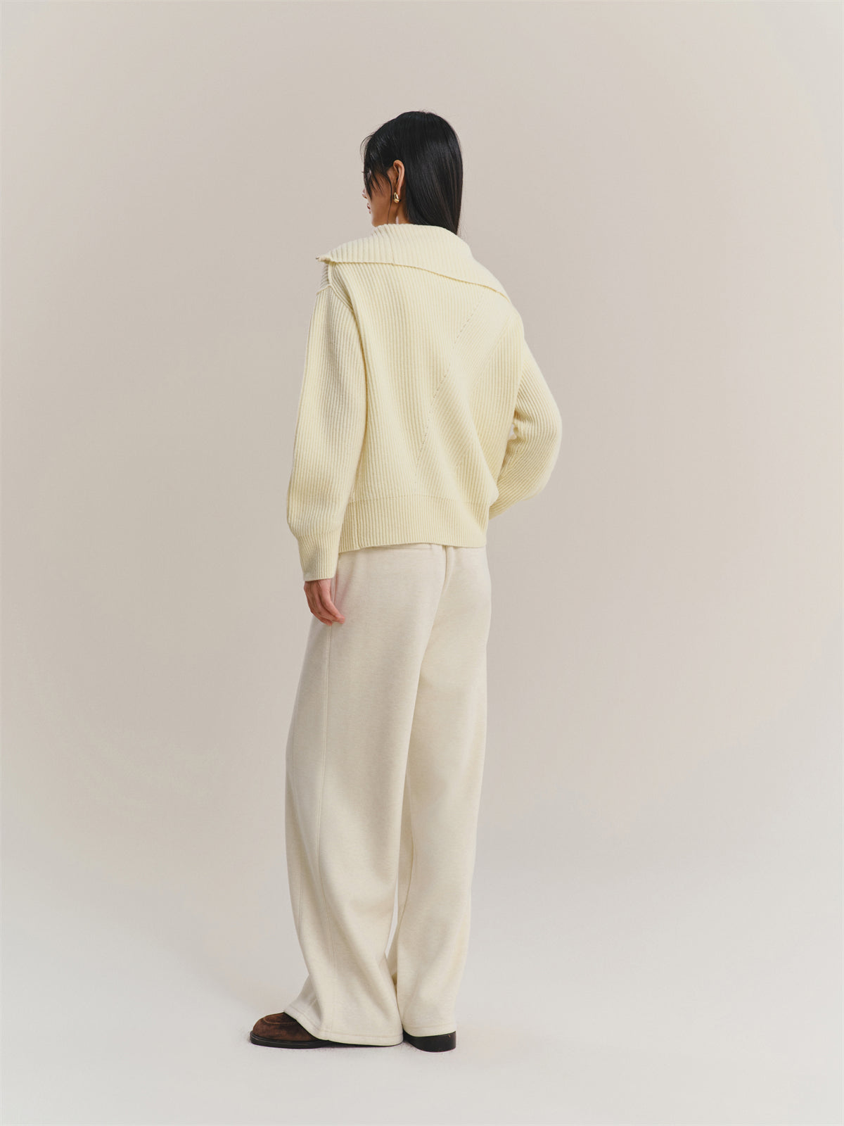 Women's Goatskin-Blend Knit Cardigan