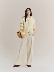 Women's Goatskin-Blend Knit Cardigan